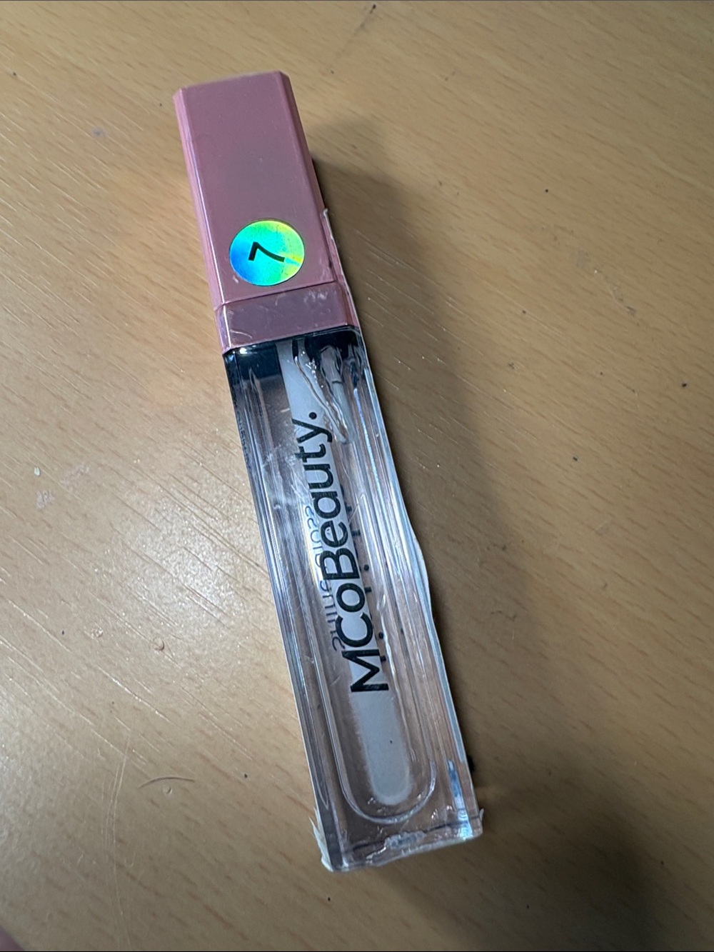 MCoBeauty Clear Lip Gloss with Pink Cap